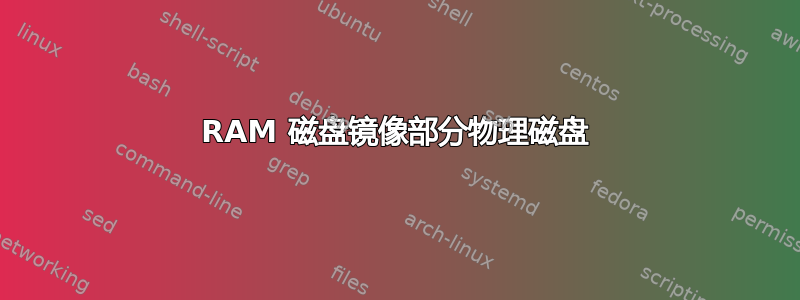 RAM 磁盘镜像部分物理磁盘