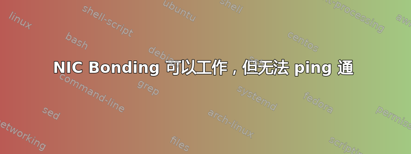 NIC Bonding 可以工作，但无法 ping 通