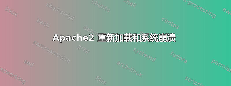 Apache2 重新加载和系统崩溃