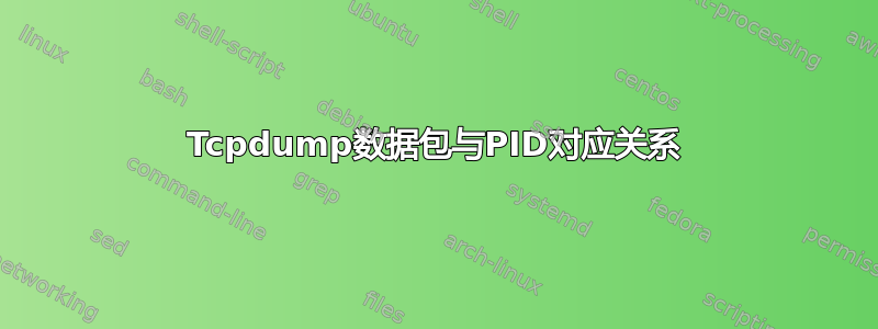 Tcpdump数据包与PID对应关系