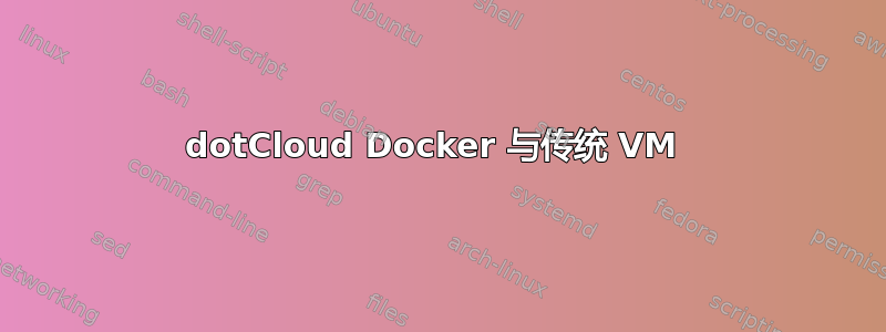 dotCloud Docker 与传统 VM 