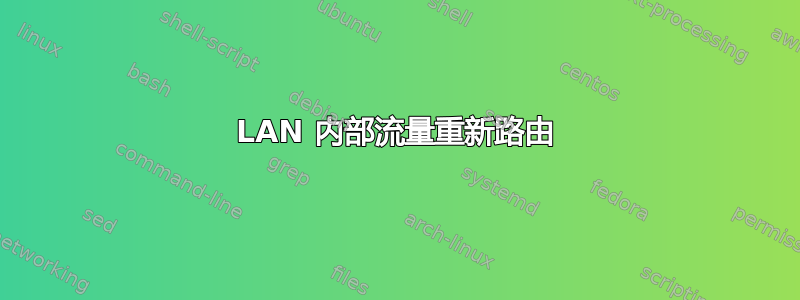 LAN 内部流量重新路由