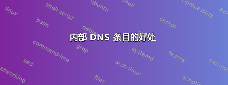 内部 DNS 条目的好处