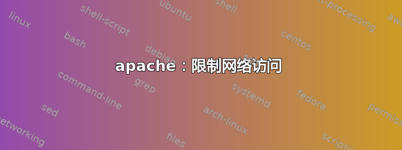 apache：限制网络访问