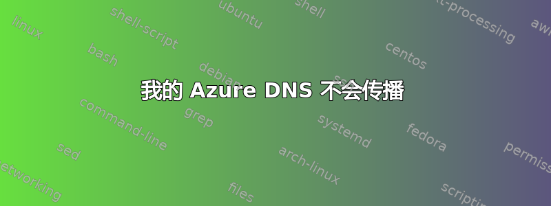 我的 Azure DNS 不会传播