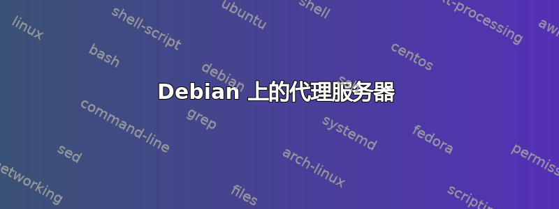 Debian 上的代理服务器