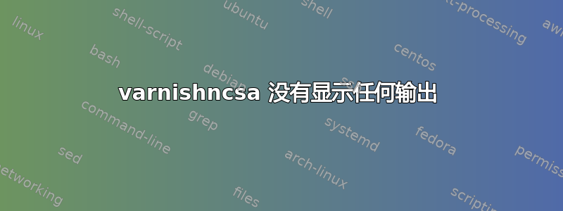 varnishncsa 没有显示任何输出