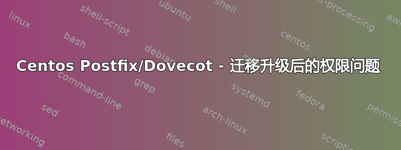 Centos Postfix/Dovecot - 迁移升级后的权限问题