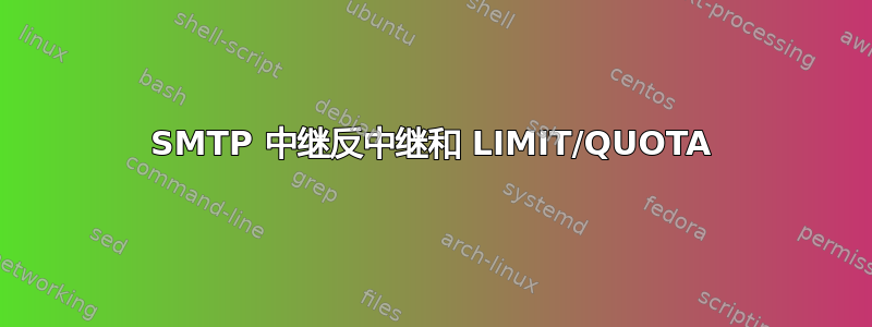 SMTP 中继反中继和 LIMIT/QUOTA