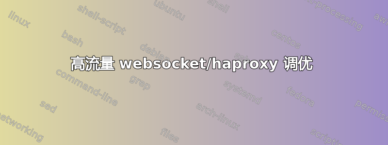 高流量 websocket/haproxy 调优