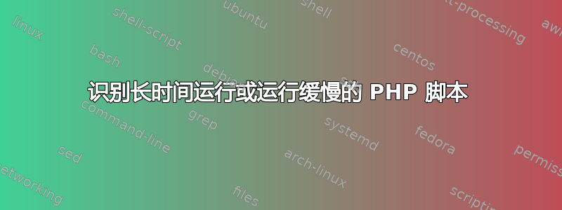 识别长时间运行或运行缓慢的 PHP 脚本