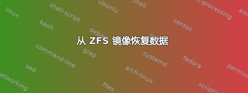 从 ZFS 镜像恢复数据