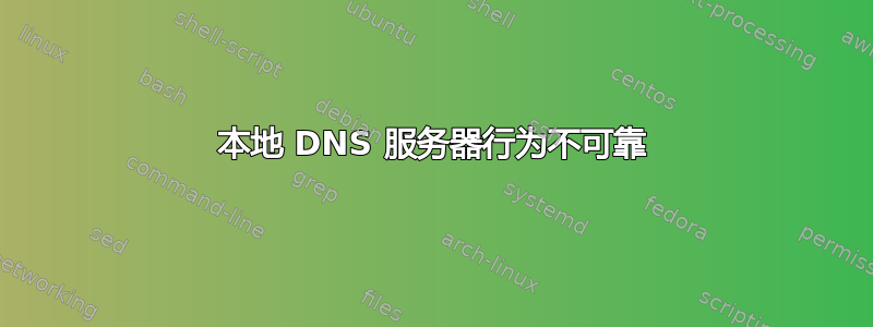 本地 DNS 服务器行为不可靠