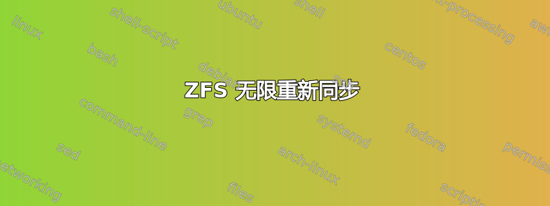 ZFS 无限重新同步