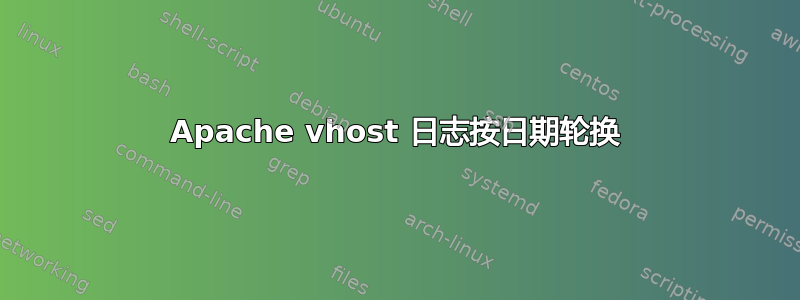 Apache vhost 日志按日期轮换