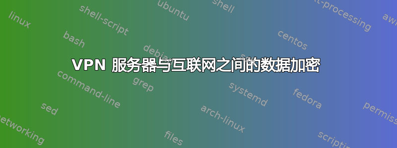 VPN 服务器与互联网之间的数据加密