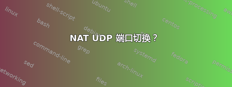 NAT UDP 端口切换？