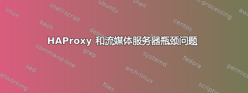 HAProxy 和流媒体服务器瓶颈问题