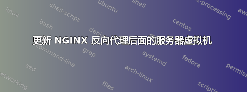 更新 NGINX 反向代理后面的服务器虚拟机