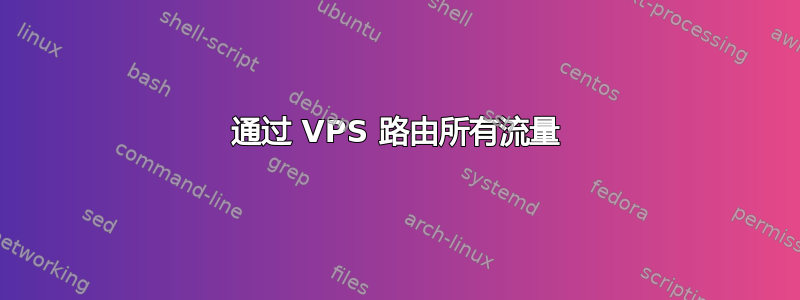 通过 VPS 路由所有流量