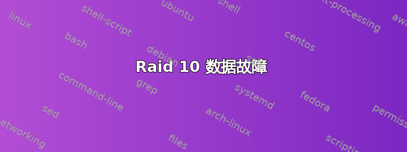 Raid 10 数据故障