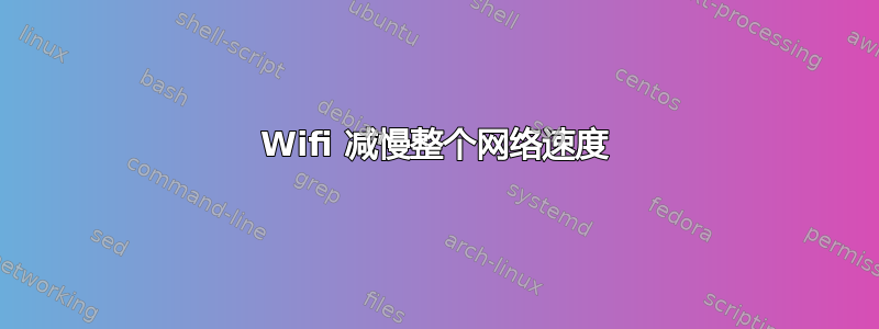 Wifi 减慢整个网络速度