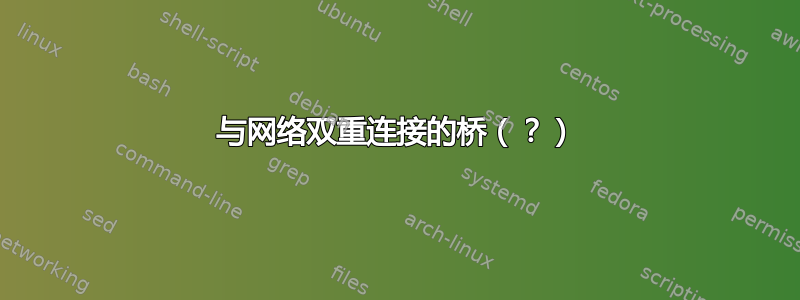 与网络双重连接的桥（？）