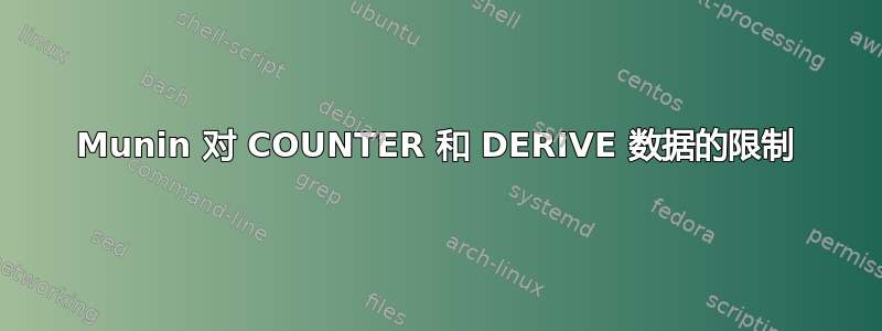 Munin 对 COUNTER 和 DERIVE 数据的限制