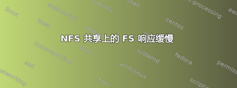 NFS 共享上的 FS 响应缓慢