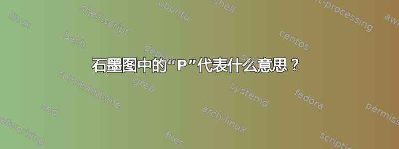 石墨图中的“P”代表什么意思？