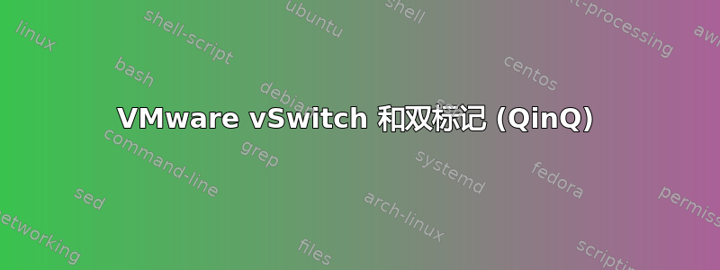 VMware vSwitch 和双标记 (QinQ)