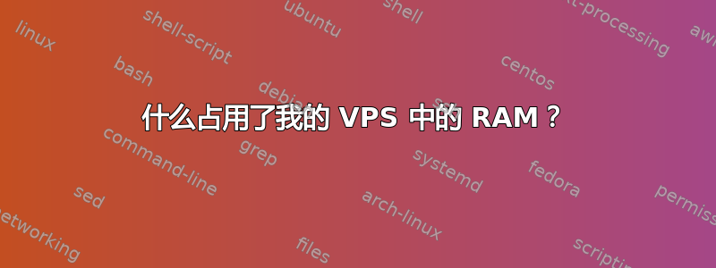 什么占用了我的 VPS 中的 RAM？