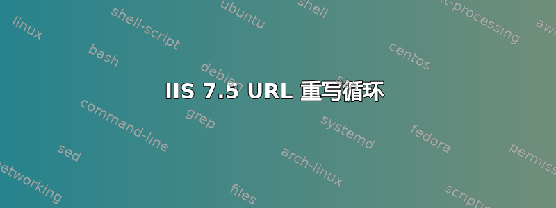 IIS 7.5 URL 重写循环