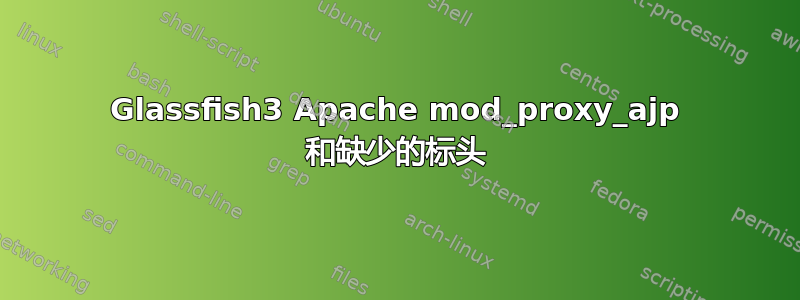 Glassfish3 Apache mod_proxy_ajp 和缺少的标头