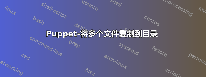 Puppet-将多个文件复制到目录