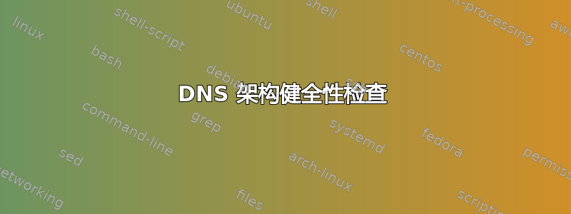 DNS 架构健全性检查