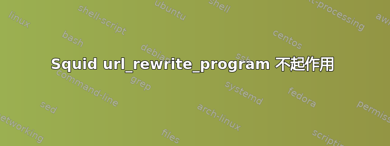 Squid url_rewrite_program 不起作用