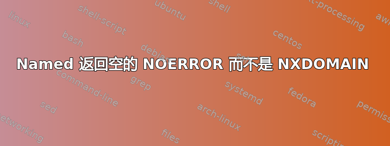 Named 返回空的 NOERROR 而不是 NXDOMAIN