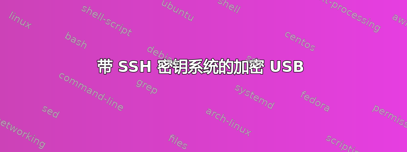 带 SSH 密钥系统的加密 USB