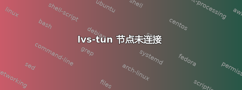 lvs-tun 节点未连接