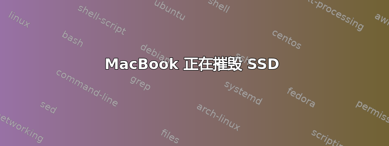 MacBook 正在摧毁 SSD