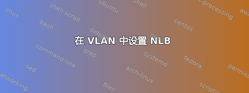 在 VLAN 中设置 NLB