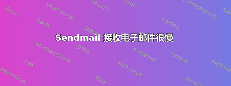 Sendmail 接收电子邮件很慢