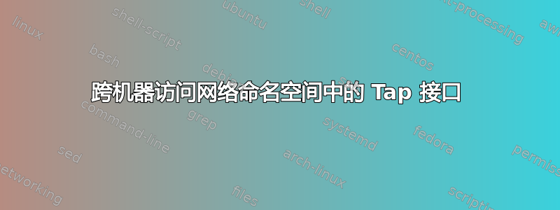 跨机器访问网络命名空间中的 Tap 接口