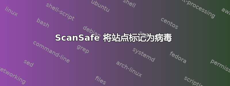 ScanSafe 将站点标记为病毒