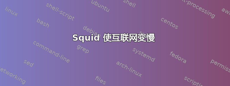 Squid 使互联网变慢