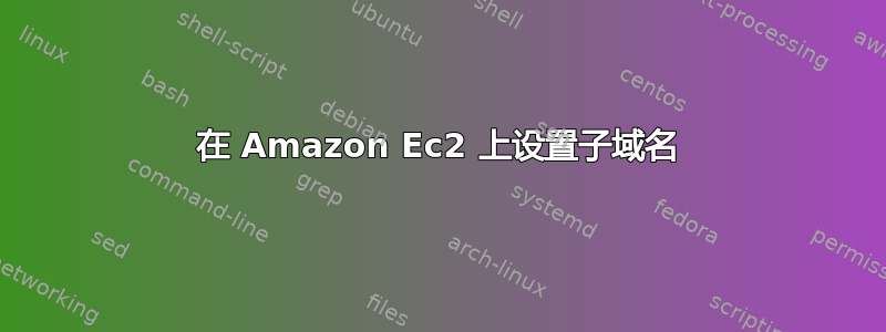 在 Amazon Ec2 上设置子域名