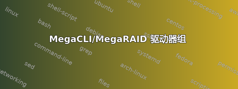 MegaCLI/MegaRAID 驱动器组