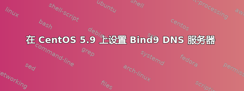 在 CentOS 5.9 上设置 Bind9 DNS 服务器