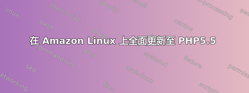 在 Amazon Linux 上全面更新至 PHP5.5